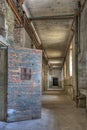 Doorway into an abandoned prison