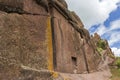 Doorway of the Amaru Meru in Peru Royalty Free Stock Photo