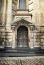 Doorway at the back of St Pauls, Cathedral London. London, England, UK, September 1, 2018