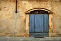 Doorway in brick wall Royalty Free Stock Photo