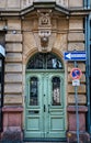 Doorway of a building in Neustadt an der Weinstrasse, Rheinland Pfalz, Germany. Royalty Free Stock Photo