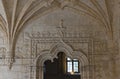 Doorway in the Jeronimos Monastery Royalty Free Stock Photo