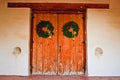 Doorway at Mission San Juan Bautista Royalty Free Stock Photo