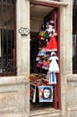 Doorway of shop in Havana