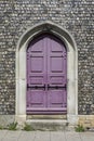 Doorway at St. Michaels Church in Lewes Royalty Free Stock Photo