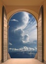 Doorway to serenity Royalty Free Stock Photo
