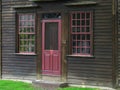 Doorway on vintage house