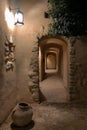 Doorways lined up straight in building in Jordan