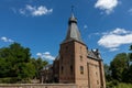 Doorwerth Castle is a medieval castle near Arnhem, Netherlands Royalty Free Stock Photo