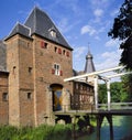 Doorwerth castle in the Netherlands Royalty Free Stock Photo