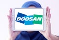 Doosan company logo Royalty Free Stock Photo