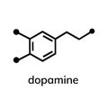 Dopamine chemical formula