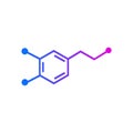 Dopamine chemical formula