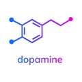 Dopamine chemical formula