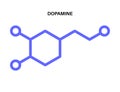 Dopamine formula icon