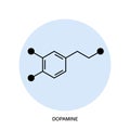 Dopamine formula icon