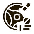 dope driving icon Vector Glyph Illustration