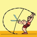 Doping sport cunning pole vaulter