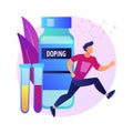 Doping test vector concept metaphor