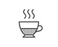 Doppio coffee icon. Hot drink sign. Royalty Free Stock Photo