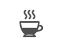 Doppio coffee icon. Hot drink sign. Royalty Free Stock Photo