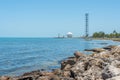 Doppler radar and tower Royalty Free Stock Photo