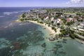 Aerial drone shot of Dorado Beach Royalty Free Stock Photo