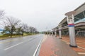 Dorasan Railway Station in DMZ, South Korea. Royalty Free Stock Photo