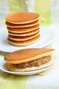 Dorayaki (Japanese Pancakes). Royalty Free Stock Photo