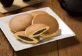 Dorayaki, Japanese Sweet Bean Pancakes Royalty Free Stock Photo