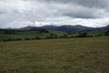 Dore Mountains from Murol, Puy-de-Dome, Issoire, Clermont-Ferrand, Puy-de-Dome, Auvergne-Rhone-Alpes, France