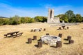 Dorgicse village - ruins of medieval church, Balaton lake, Hungary, Europe Royalty Free Stock Photo