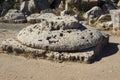 Doric Capital Ruined in Valle dei Templi - Sicily, Italy