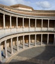 Doric colonnade of The Palace of Charles V