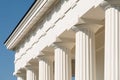 Doric Columns Of Ancient Temple Royalty Free Stock Photo