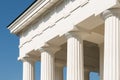 Doric Columns Of Ancient Temple Royalty Free Stock Photo