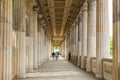 Doric Columns in the Colonnade Courtyard outside the Alte Nationalgalerie on Museum Island in Berlin