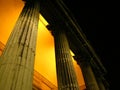 Doric columns night view Venice Royalty Free Stock Photo