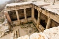 Doric fountain house at archaeological site of Sagalassos, Turkey Royalty Free Stock Photo