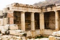 Doric fountain house at archaeological site of Sagalassos, Turkey Royalty Free Stock Photo