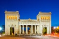 Doric propylaen monument at night. Munich, Germany. Royalty Free Stock Photo