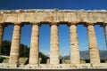 The Doric temple of Segesta Royalty Free Stock Photo