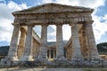 The Doric temple of Segesta, Sicily, Italy Royalty Free Stock Photo