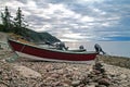 Dories on the beach