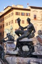 Doris, detail from the Fountain of Neptune on Piazza della Signoria in Florence, Italy. It was executed from Royalty Free Stock Photo