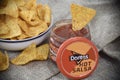 Doritos with dip.