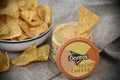 Doritos with dip.