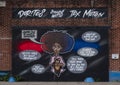 `Doritos Stands With Tex Moton` mural in the Bishop Arts District of Dallas, Texas.