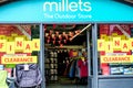 Millets High Street Retail Camping And Outdoor Equipment Shop