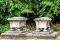 Two Raised Syone Tombs In A Church Graveyard Or Cemetery Royalty Free Stock Photo